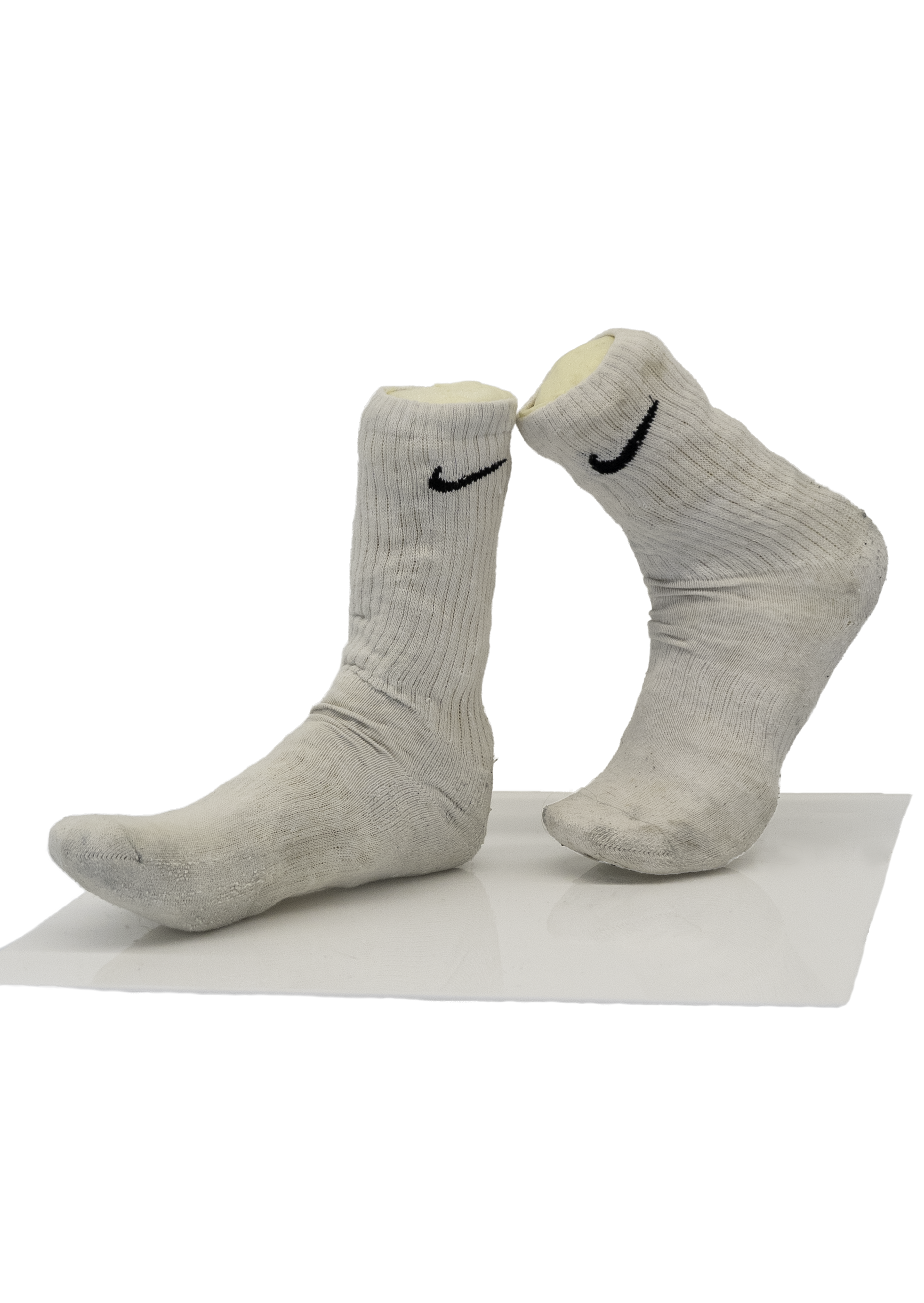 White Nike Socks T***K J***S O*F Series białe skarpetki NIKE